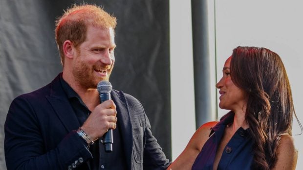 Meghan Markle y el príncipe Harry en el evento de Kevin Costner. (Foto: Gtres)