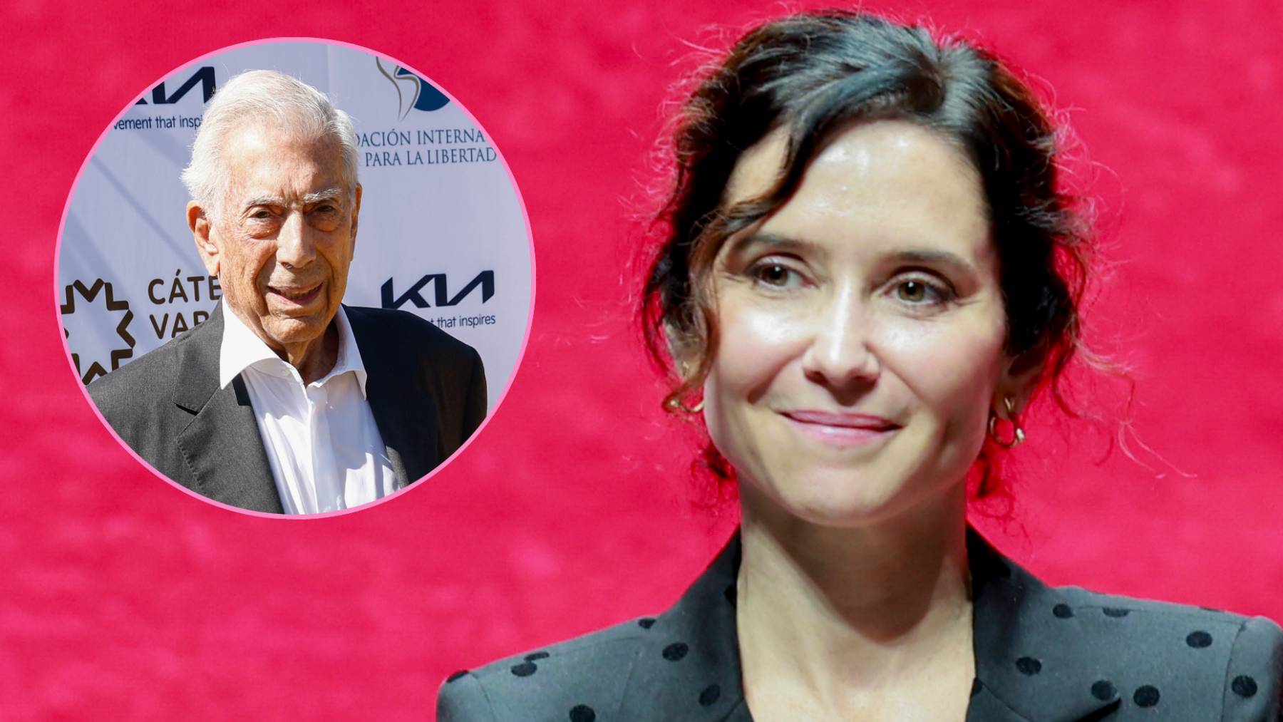 La familia de Mario Vargas Llosa planta a Ayuso en la entrega de una medalla póstuma al escritor
