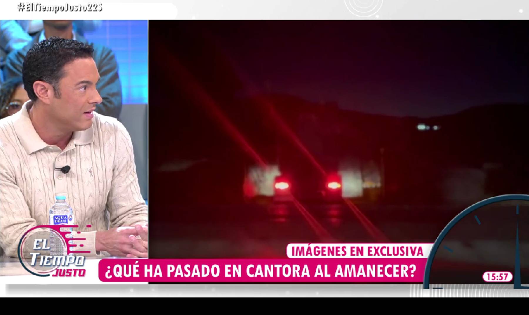 Antonio Rossi en 'El tiempo justo'. (Foto: Telecinco)