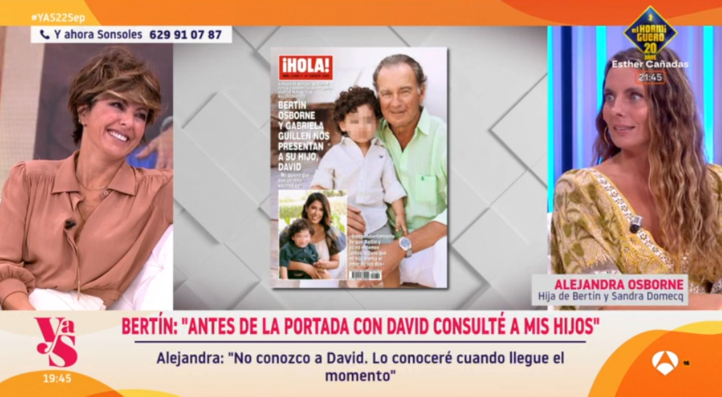 Alejandra Osborne en 'Y ahora Sonsoles'. (Foto: Gtres)