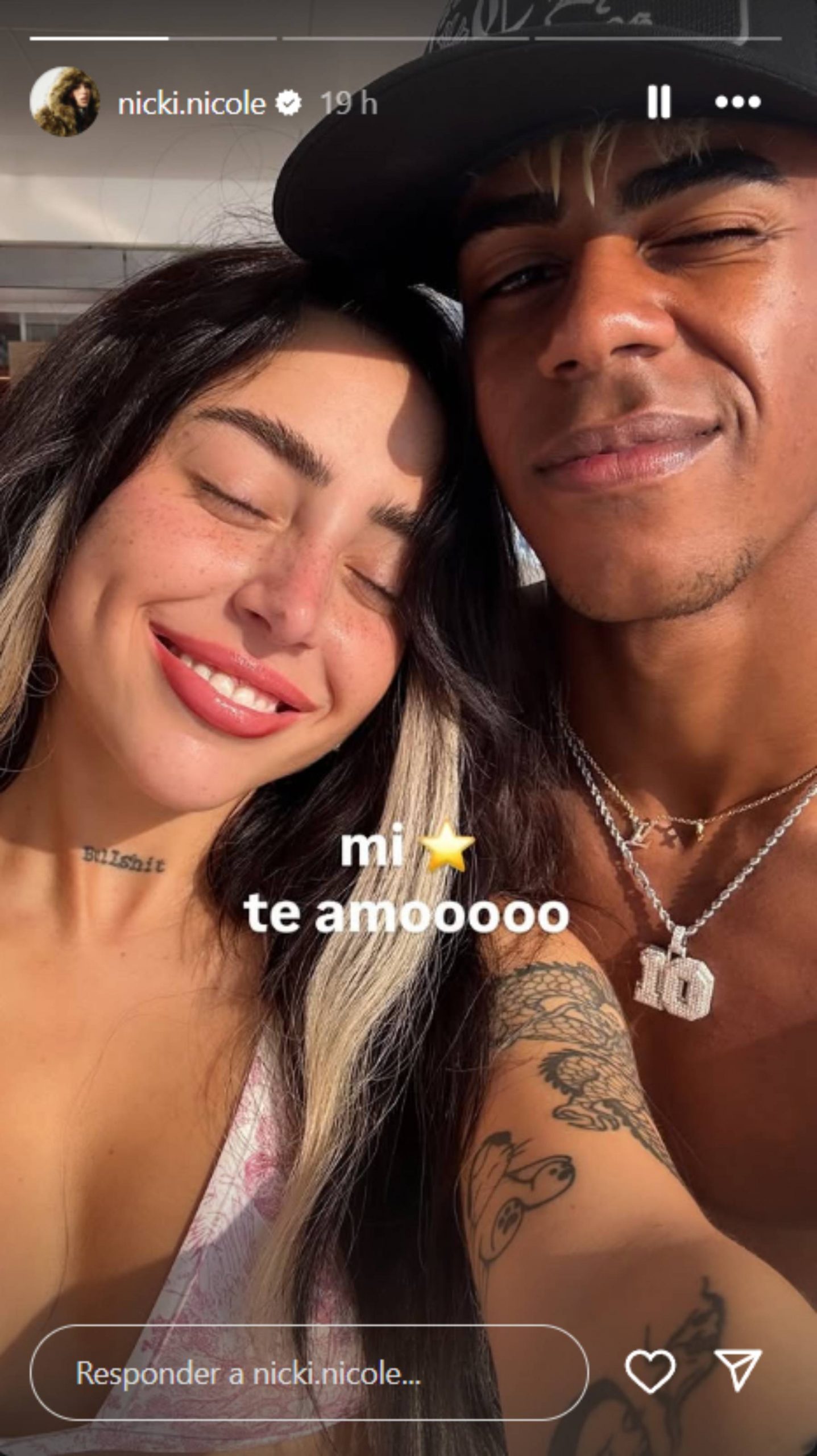 Stories de Instagram de Nicki Nicole. (Foto: RRSS)