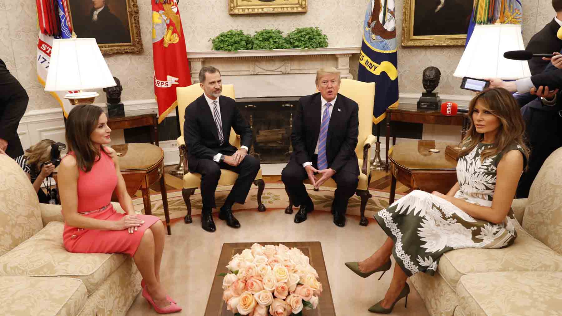 Rey Felipe, Trump