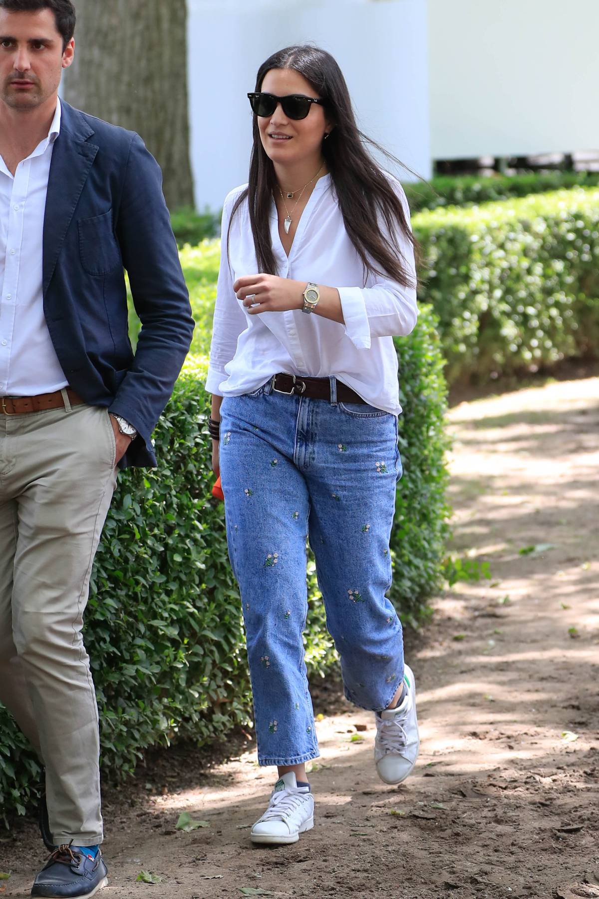 Bárbara Mirjan con un look de básicos. (Gtres)