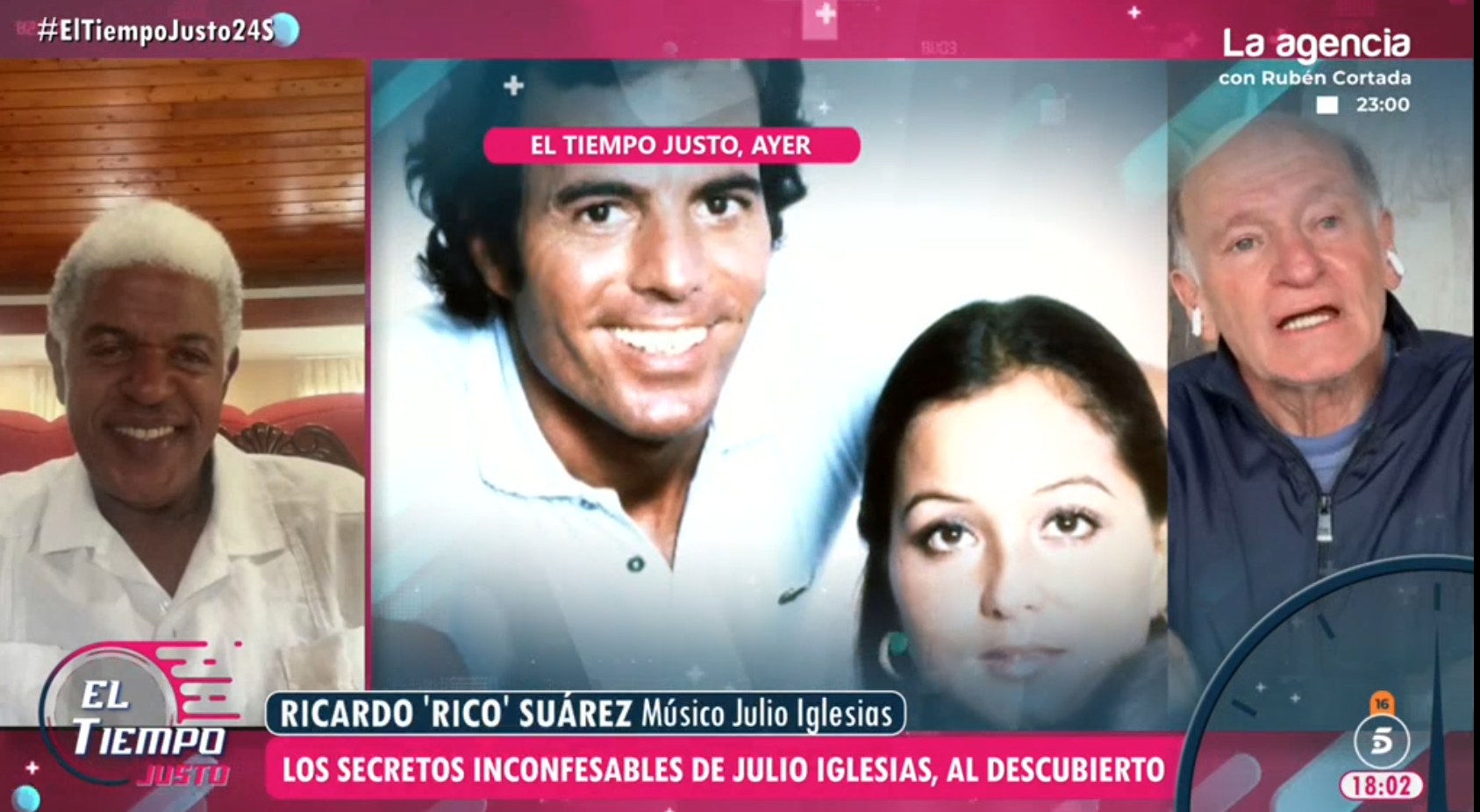 Ricardo Rico, director musical de Julio Iglesias, en 'El tiempo justo'
