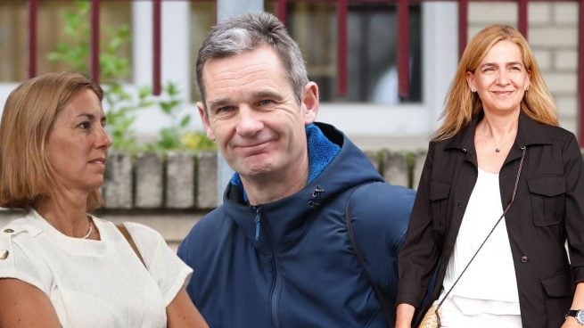 Iñaki Urdangarin, Infanta Cristina y Ainhoa Armentia en un colllage hecho por LOOK.