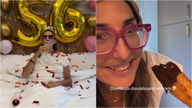Así ha empezado Paz Padilla su 56º cumpleaños. (FOTOS: REDES SOCIALES)