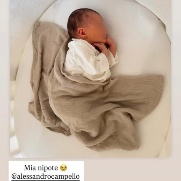 Alice Campello presenta a su sobrina, Allegra. (FOTO: REDES SOCIALES)