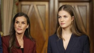 La Reina Letizia con la princesa Leonor en Navarra. (Foto: Gtres)