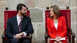 Los Reyes durante una visita oficial a Navarra. (Foto: Gtres)