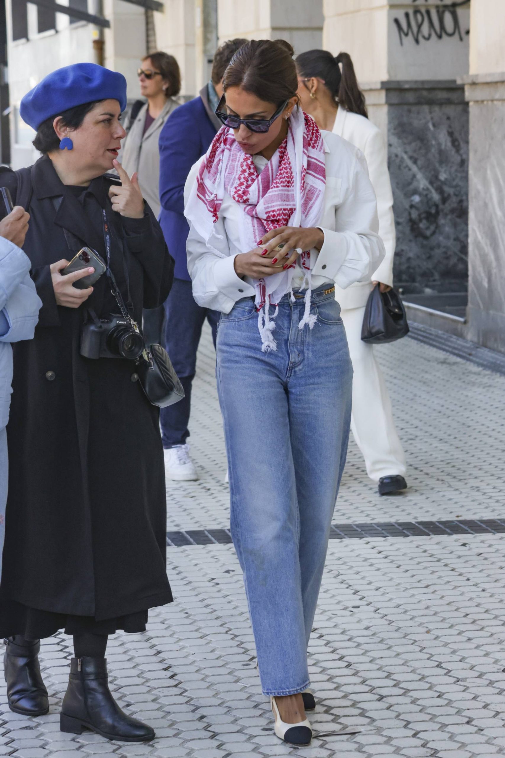 Hiba Abouk en el Festival de San Sebastián. (Foto: Gtres)