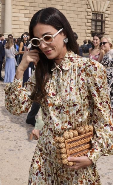 Sassa de Osma en la boda de Lucía Entrecanales y Laszlo Bene. (Foto: Gtres)