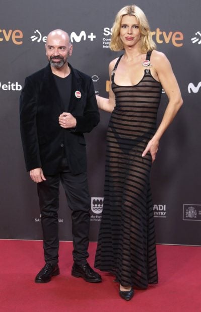 Samantha Hudson en San Sebastián. (Foto: Gtres)