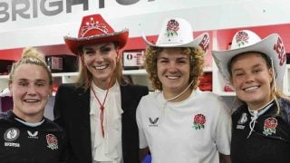 Kate Middleton en un partido de rugby (Foto: Redes sociales)