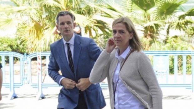 La infanta Cristina e Iñaki Urdangarin durante el caso Nóos. (Foto: Gtres)