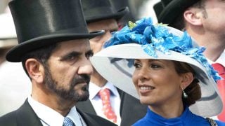 El emir de Dubái con Haya de Jordania en Ascot. (Foto: Gtres)