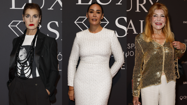 Antonia Dell’Atte, Vicky Martín Berrocal y Tita Cervera en los International Luxury Awards. (Foto: Gtres)