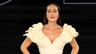 Ana Milán en el desfile de L’Oréal Paris. (Foto: Gtres)