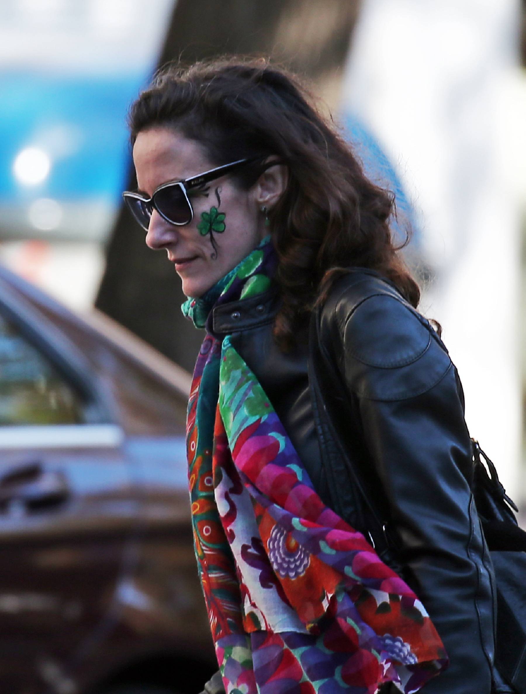 Telma Ortiz por las calles de Barcelona. (Foto: Gtres)
