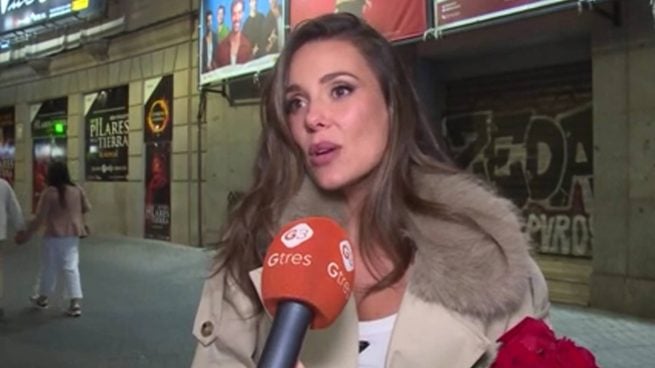 Lorena Gómez por las calles de Madrid. (Foto: Gtres)