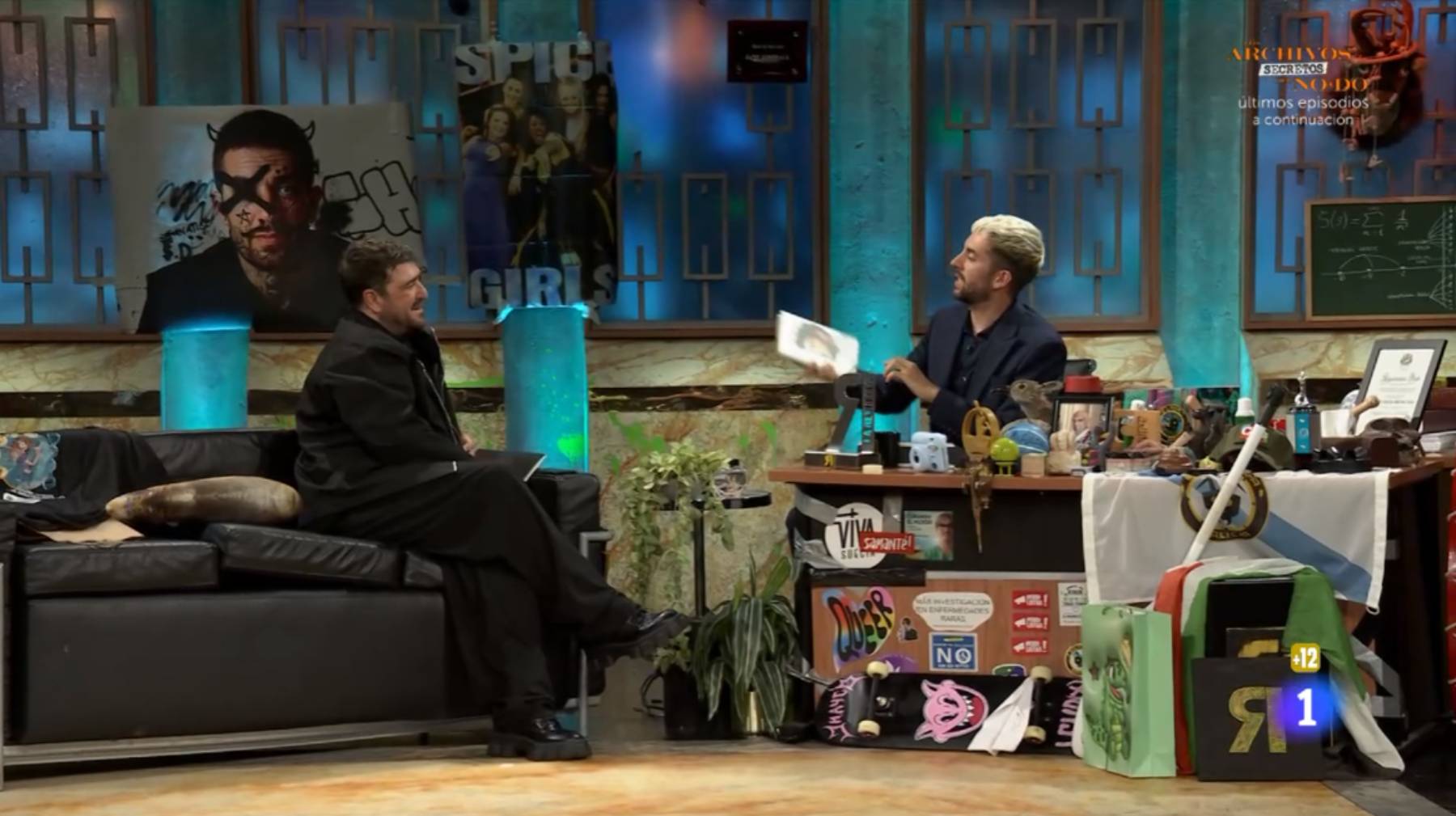 Antonio Orozco en 'La Revuelta'. (Foto: RTVE)