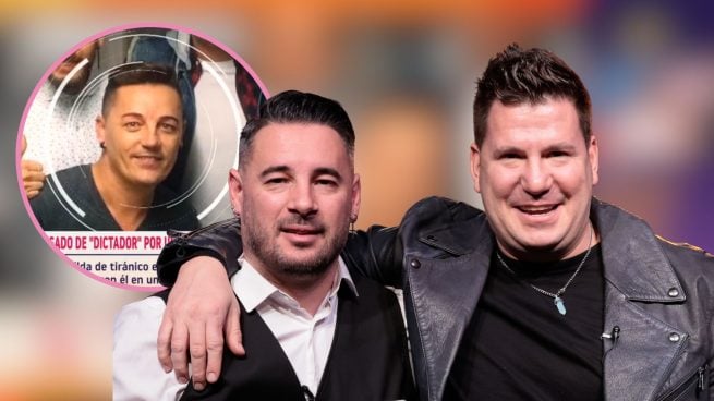 Andy y Lucas con su telonero, Mariano. (Foto: Gtres y Antena 3)