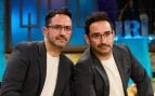 Los hermanos Bayona en 'La Revuelta'. (Foto: RTVE)