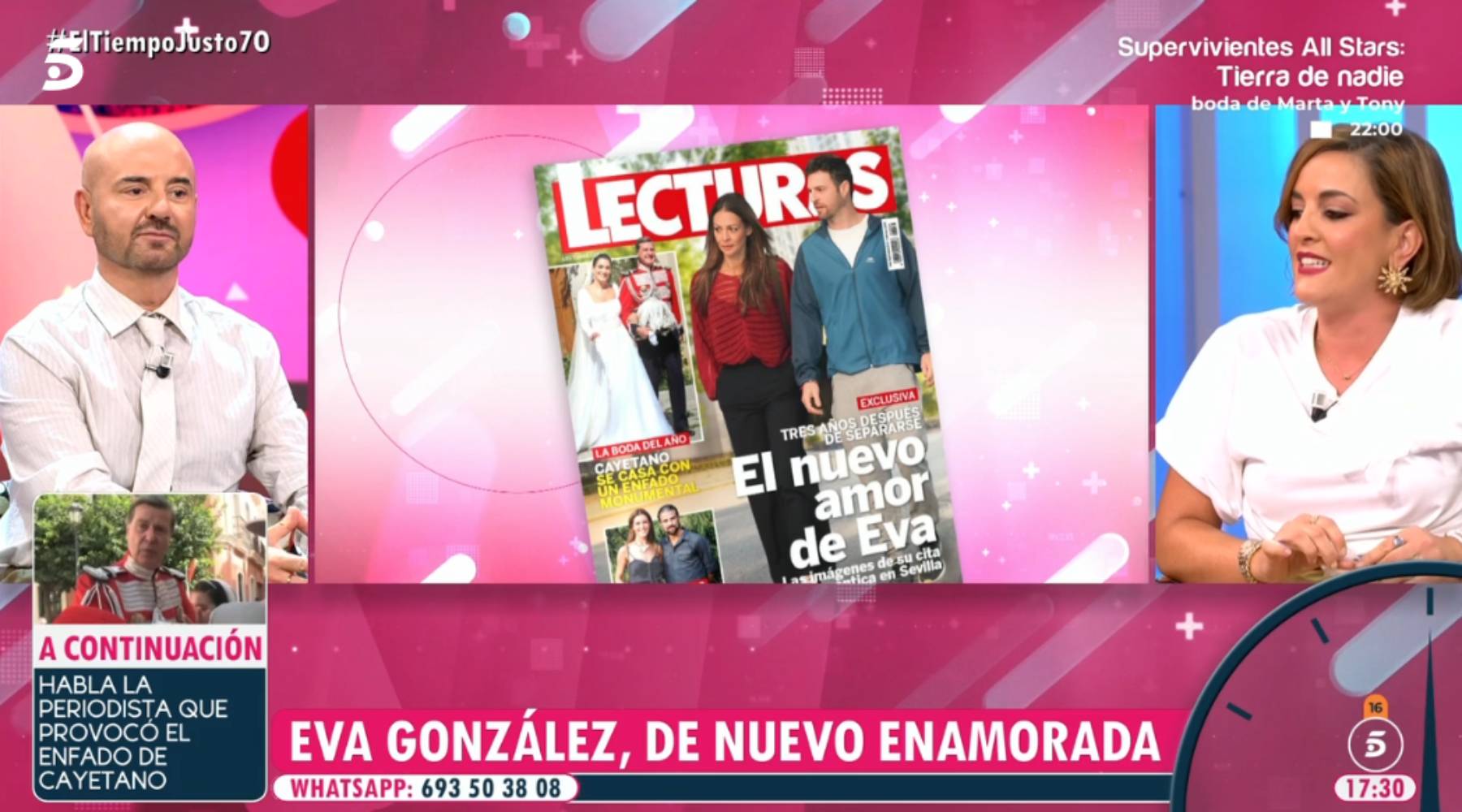 Luis Pliego en 'El tiempo justo'. (Foto: Telecinco)
