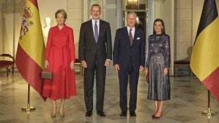 Los Reyes en Bruselas. (Foto: Gtres)