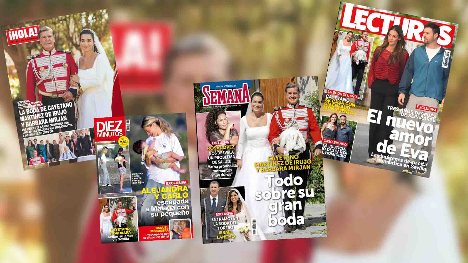 Portadas de revistas: la escapada familiar de Alejandra Rubio y Carlo y el nuevo amor de Eva González
