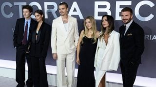 La familia Beckham en el estreno del documental de Victoria. (Foto: Gtres)