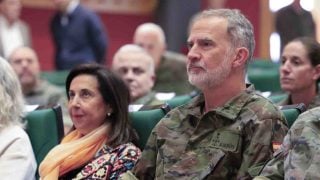 Margarita Robles en un acto con el Rey Felipe VI. (Foto: Casa Real)