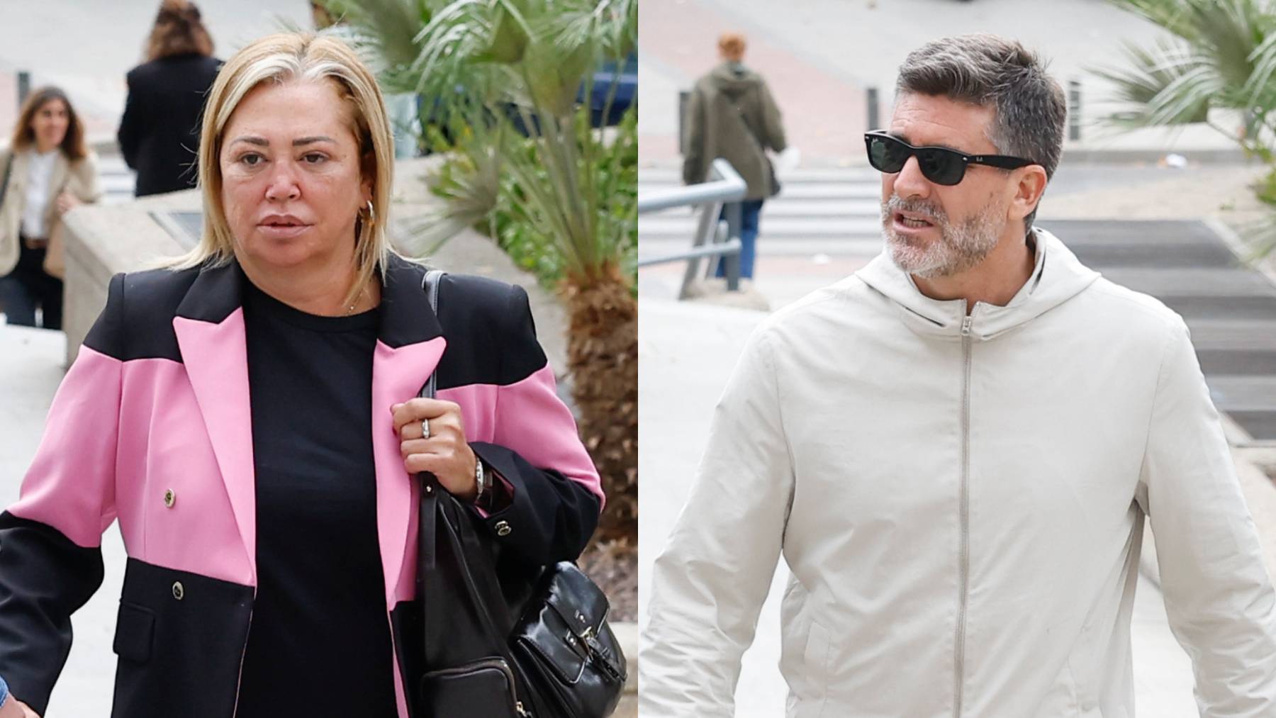 El esperado cara a cara de Belén Esteban y Toño Sanchís en los juzgados
