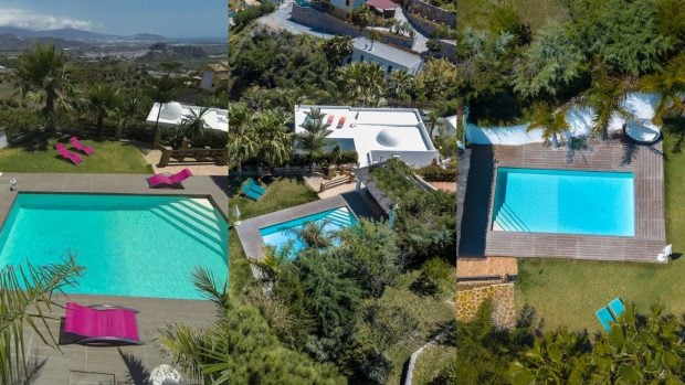 El exterior de la villa de lujo que Barbie Gaza alquila. (Fotos: Andalucía Exclusiva)