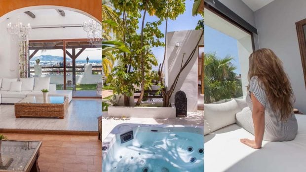 El interior de la villa de lujo que Barbie Gaza alquila. (Fotos: Andalucía Exclusiva)