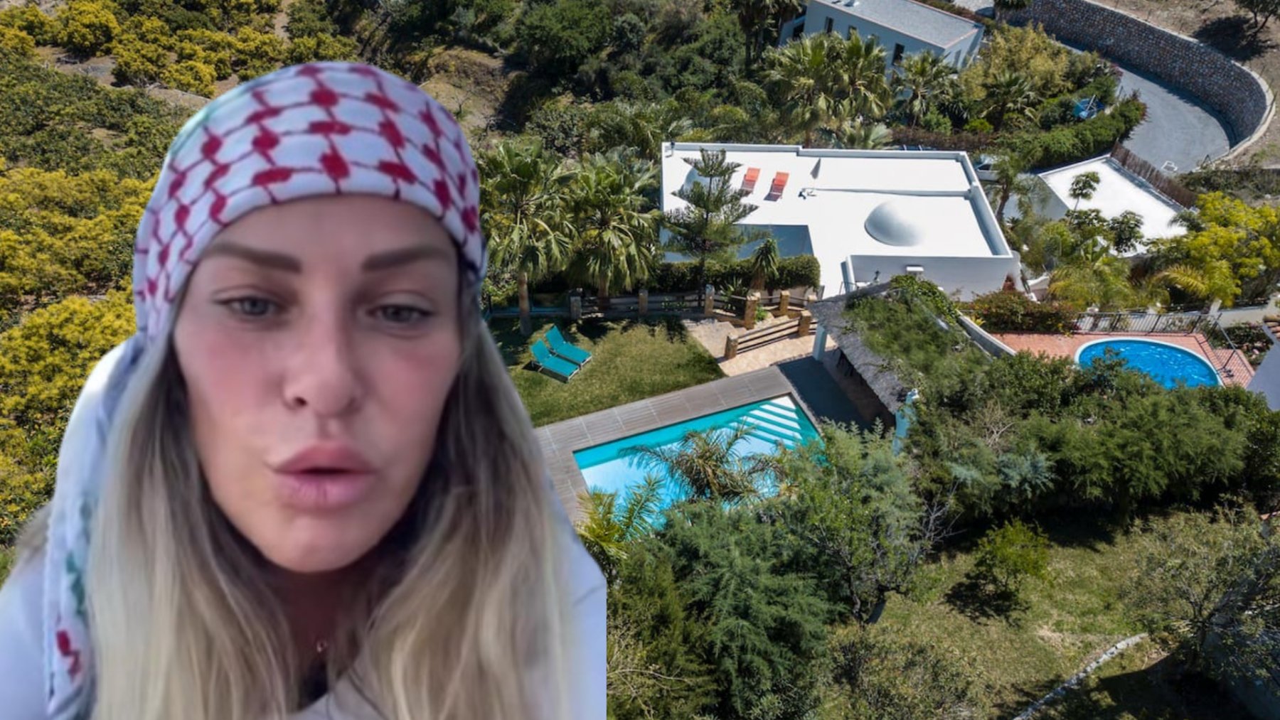 Barbie Gaza sigue sacando tajada de su villa de lujo: la mentira de su paso atrás