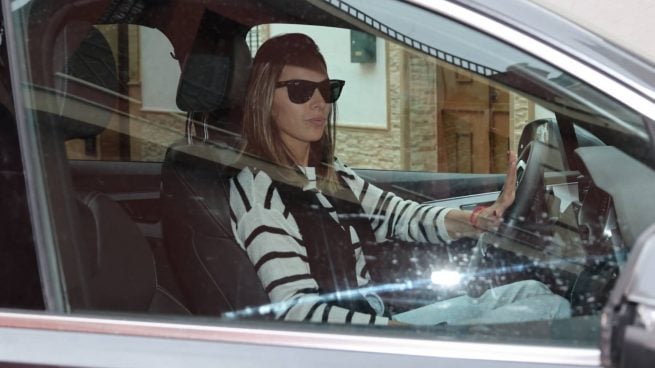 Irene Rosales en el interior de un coche. (Foto: Gtres)