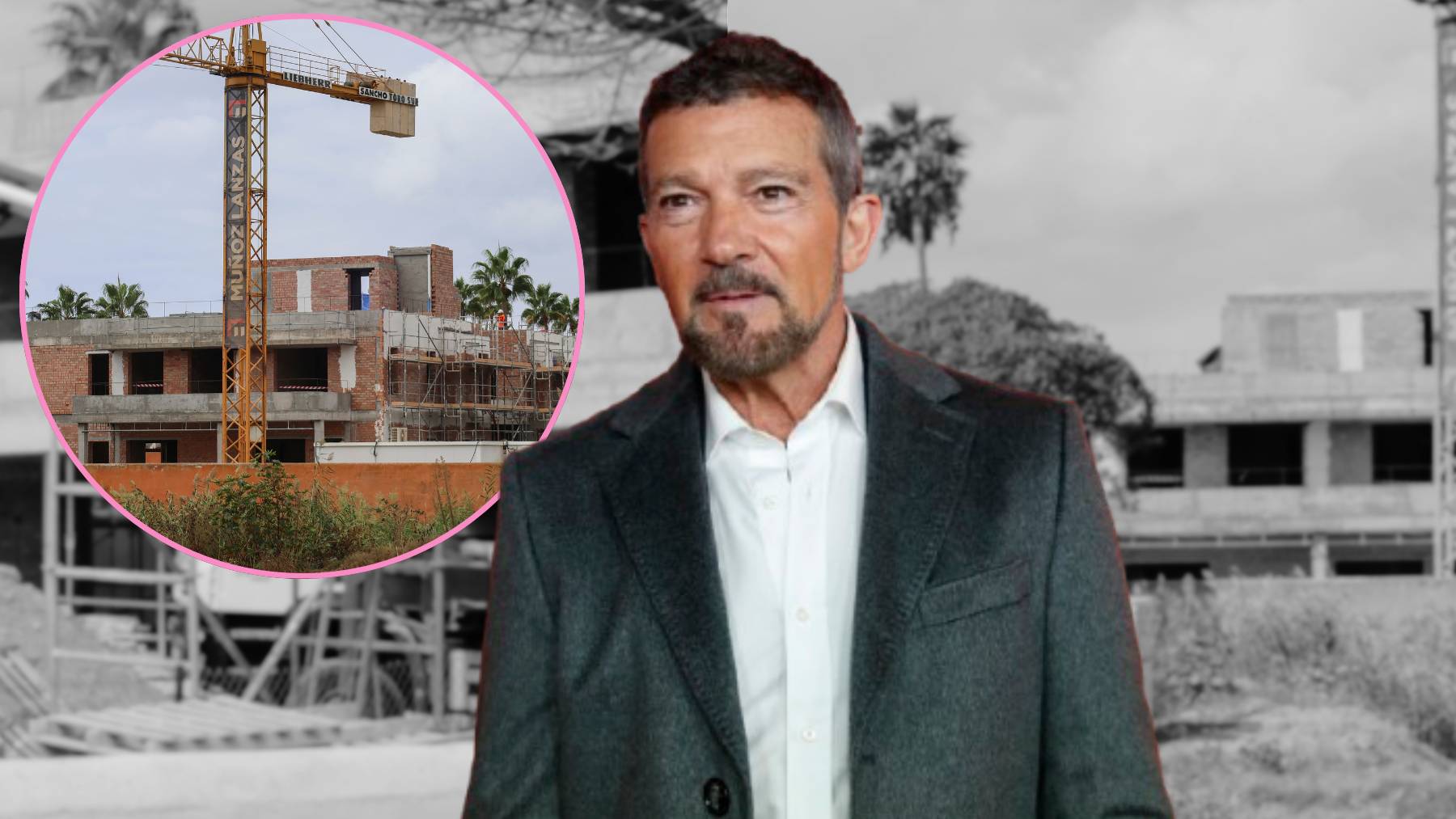 Así avanzan las obras del palacete frente al mar de Antonio Banderas
