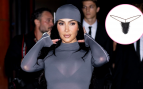 Kim Kardashian y su nuevo tanga con vello púbico. (Foto: Gtres/RRSS)