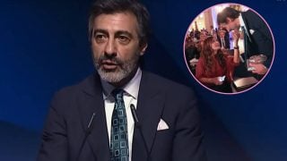 Juan del Val y Nuria Roca en los premios Planeta 2025. (Foto: Planeta y Gtres)