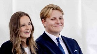 Sverre Magnus con su hermana en un acto. (Foto: Gtres)