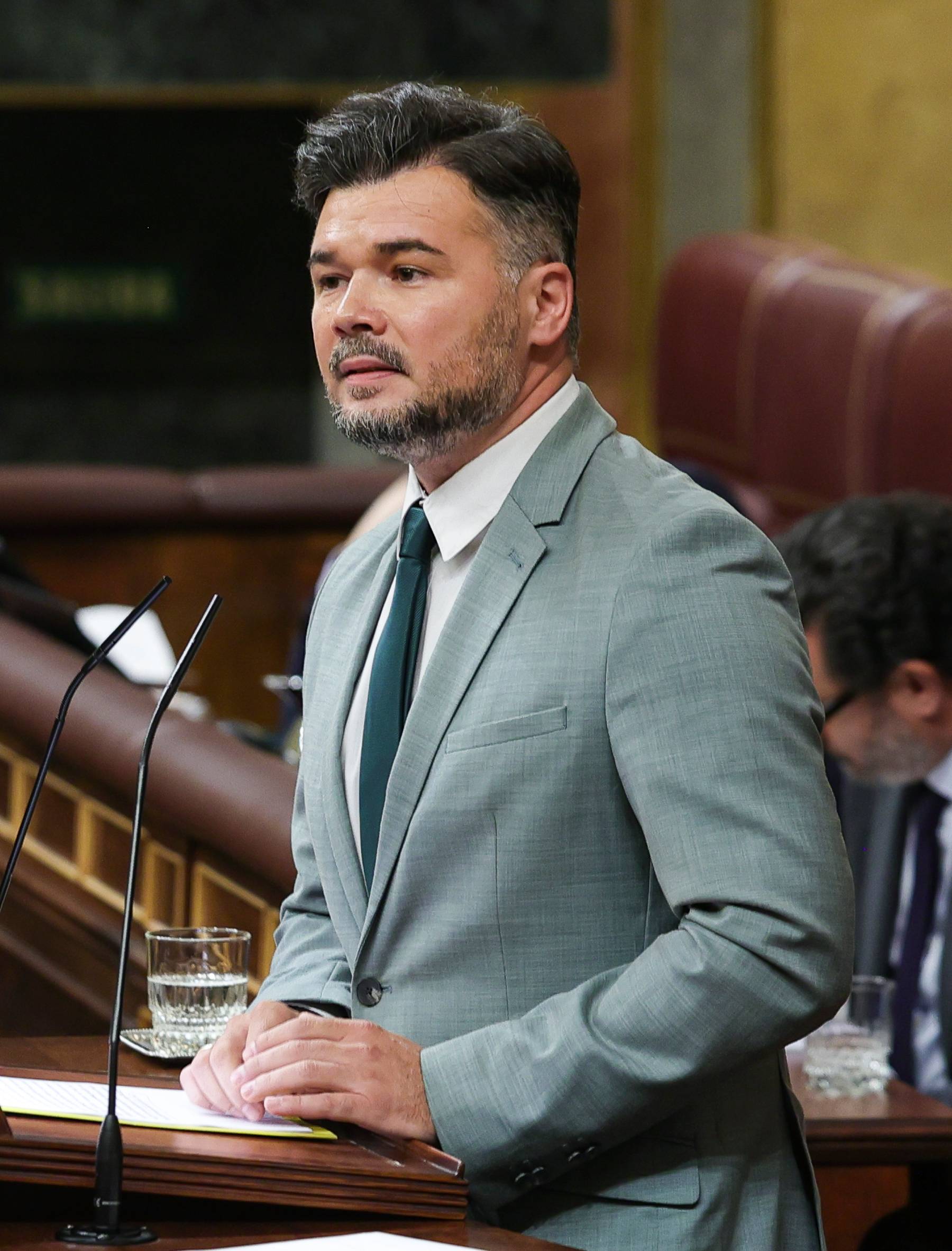 Gabriel Rufián en el Congreso. (Foto: Gtres)