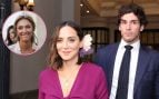 Fotomontaje de María Luisa Arróspide, Tamara Falcó e Íñigo Onieva. (Fotos: Gtres)