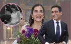 Montaje de Blanca Llandres y Alberto Herrera y el momento más emotivo de la ceremonia. (Fotos: Gtres y redes sociales)