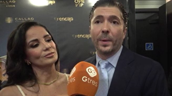 Ana Herminia y Ángel Cristo en unos premios en Madrid. (Foto: Gtres)