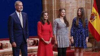 La Familia Real en Oviedo. (Foto: Gtres)