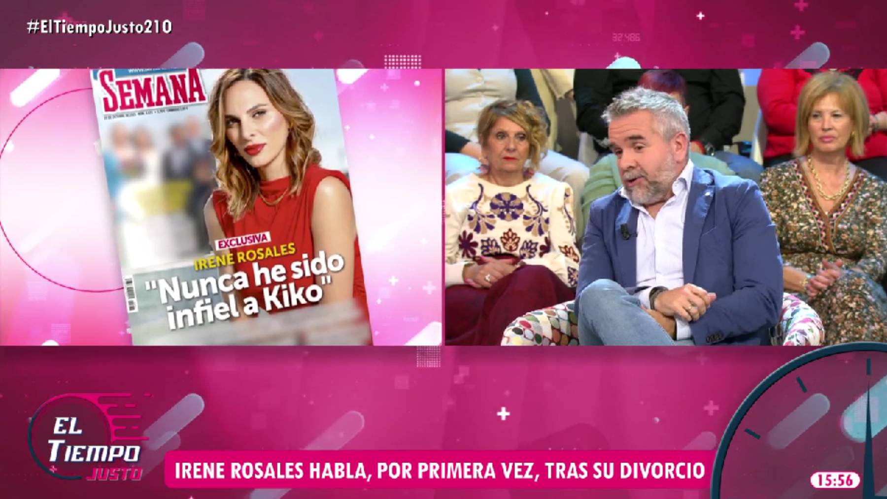 Irene Rosales en 'El tiempo justo'. (Foto: Telecinco)