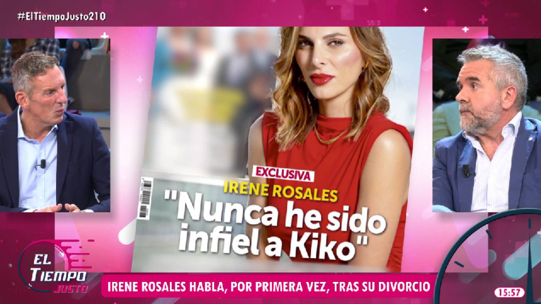 Irene Rosales en 'El tiempo justo'. (Foto: Telecinco)