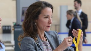 Telma Ortiz durante un congreso. (Foto: Gtres)