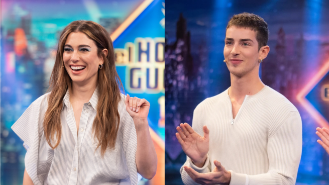Blanca Suárez y Manu Ríos en 'El Hormiguero'. (Foto: Gtres)