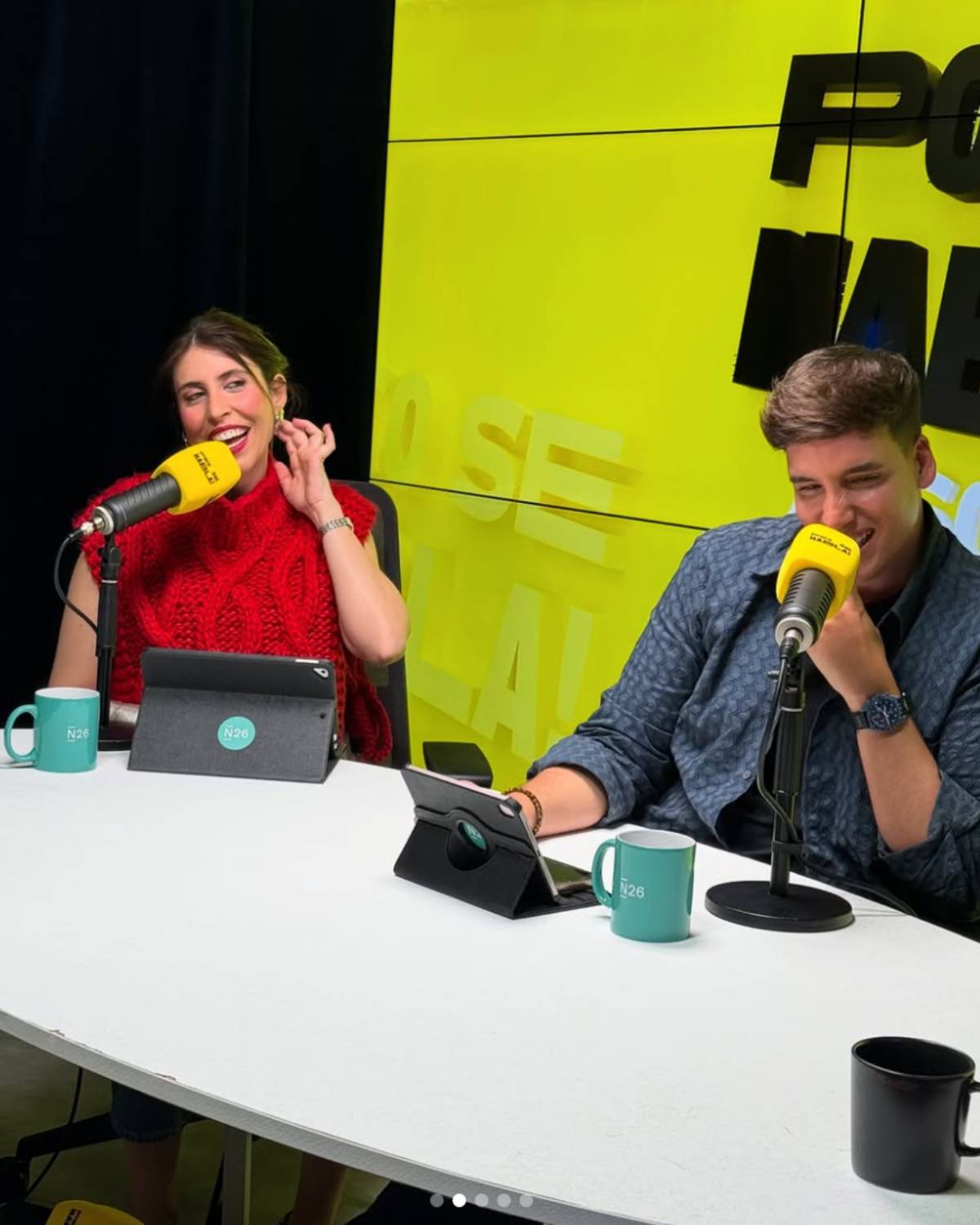 Xuso Jones y Ana Brito en un podcast. (Foto: Redes Sociales)